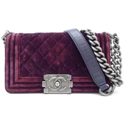 Chanel Vintage Pre-owned Laeder chanel-vskor Purple, Dam