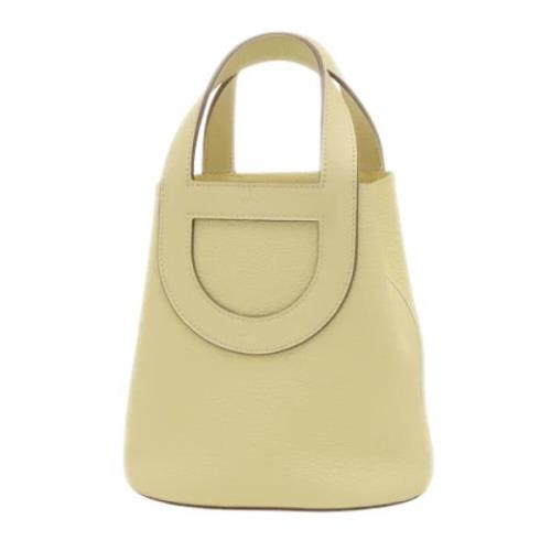 Hermès Vintage Pre-owned Laeder handvskor Beige, Dam