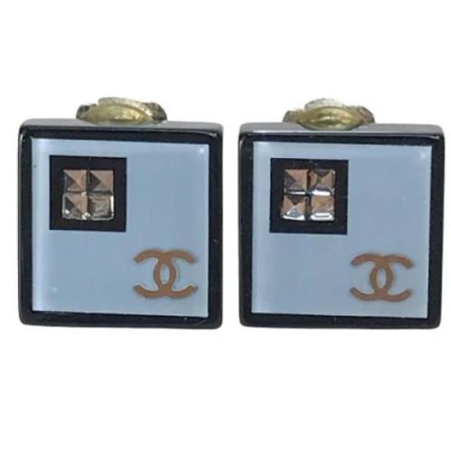 Chanel Vintage Pre-owned Plast rhngen Blue, Dam