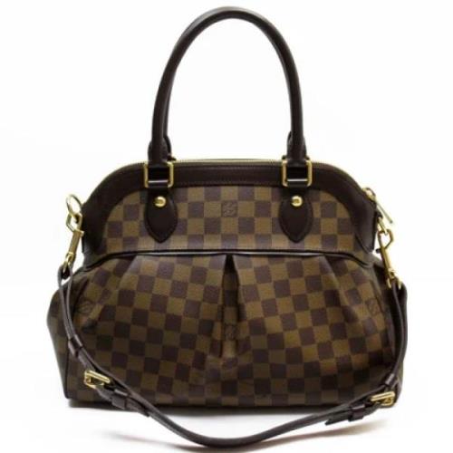 Louis Vuitton Vintage Pre-owned Tyg handvskor Brown, Dam