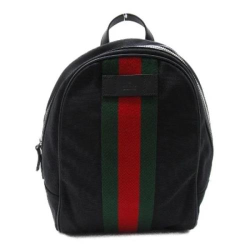 Gucci Vintage Pre-owned Nylon gucci-vskor Black, Dam