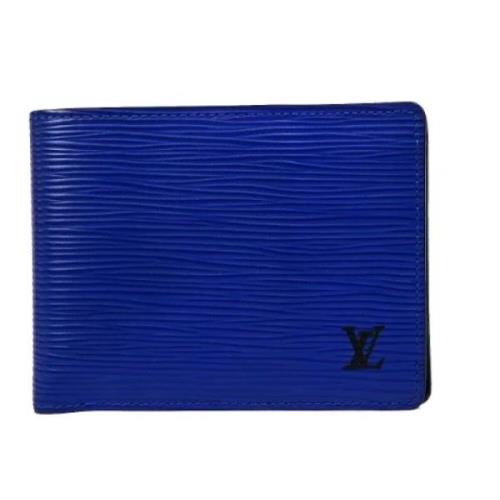 Louis Vuitton Vintage Pre-owned Laeder plnbcker Blue, Dam