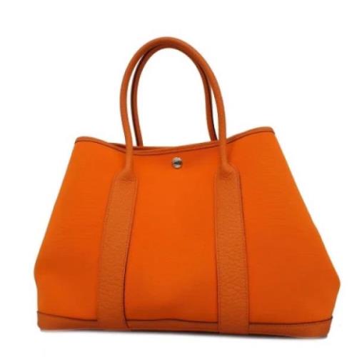 Hermès Vintage Pre-owned Tyg totevskor Orange, Dam