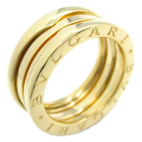 Bvlgari Vintage Pre-owned Tyg ringar Yellow, Dam