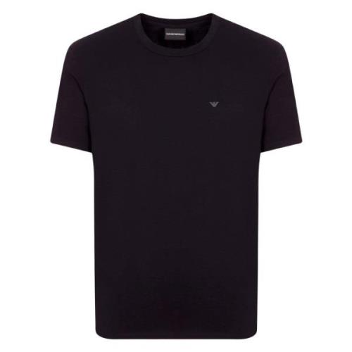 Armani Essentiell bomullsstretch T-shirt Blue, Herr