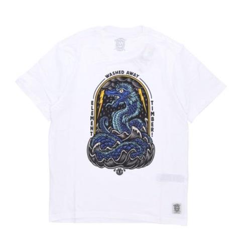 Element Djup Tee Timber Optic White T-shirt White, Herr