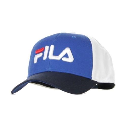 Fila Mäns Böjd Skärmkeps i Blå/Svart/Vit Blue, Herr