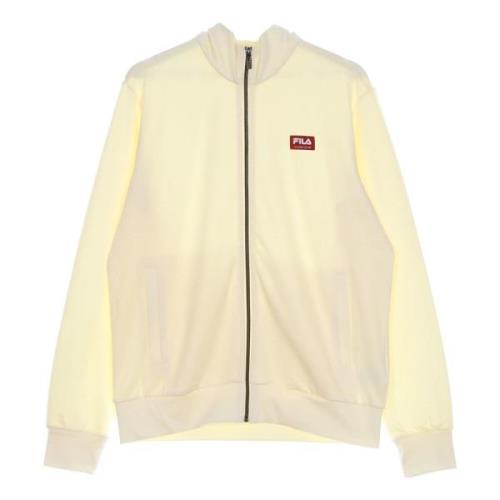 Fila Hög Hals Dragkedja Sweatshirt Lätt Jacka Beige, Herr