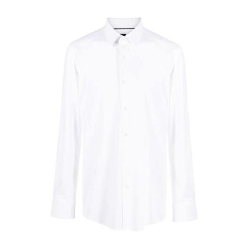 Hugo Boss Vita Casual Skjortor för Män White, Herr