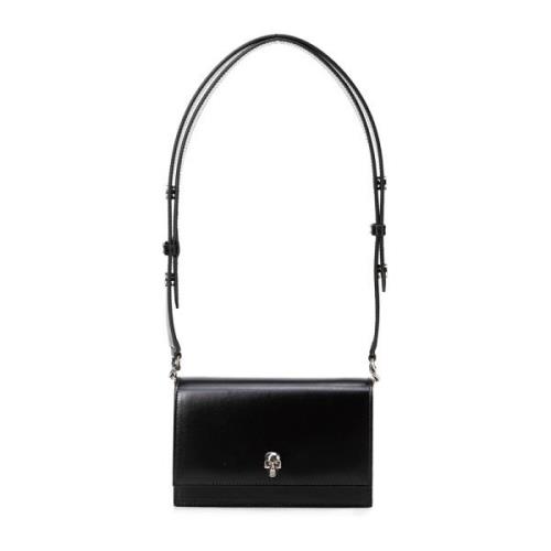 Alexander McQueen Stilren Läder Väska Black, Dam