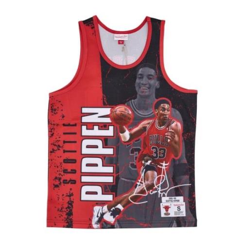 Mitchell & Ness Chicago Bulls Linne Scottie Pippen Multicolor, Herr