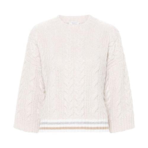 Peserico Beige Sweatshirt Aw24 Dammode Beige, Dam