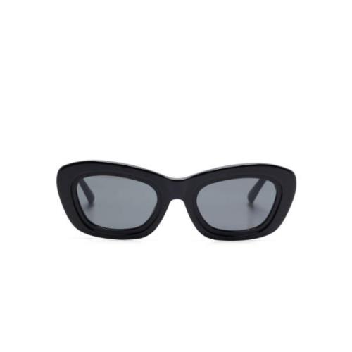 The Attico Svarta Cat-Eye Solglasögon UV-Skyddande Linser Black, Dam