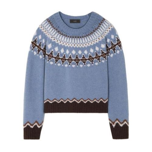 Alanui Mysiga Sweaters Kollektion Blue, Dam