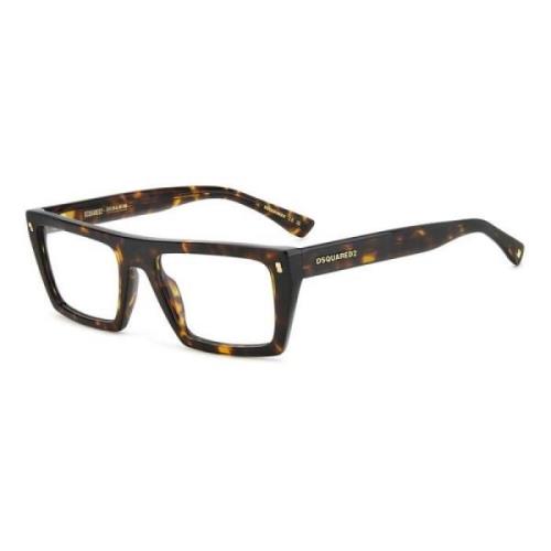 Dsquared2 Stiliga glasögon för män Brown, Unisex