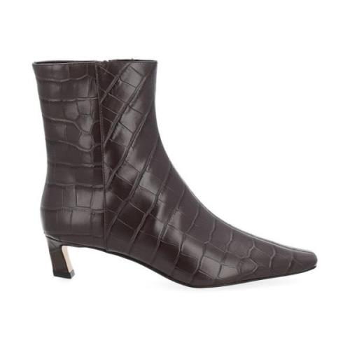 Michael Kors Choklad Kitten Bootie Stilfull Sko Brown, Dam