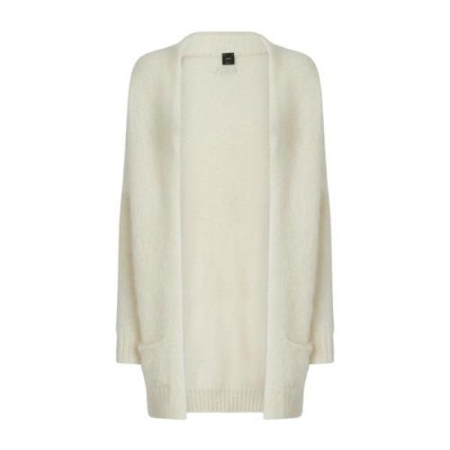 Pinko Vit Dam Cardigan Sweater White, Dam