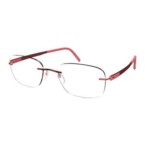 Silhouette Blend Mörkröd Glasögonbågar Red, Unisex