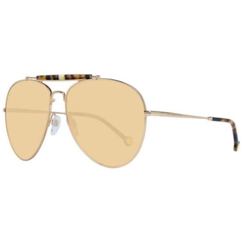 Tommy Hilfiger Guld Kvinnor Solglasögon Aviator Gradient Yellow, Dam