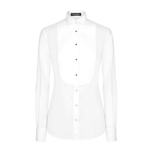 Dolce & Gabbana Vita Skjortor för Män White, Dam