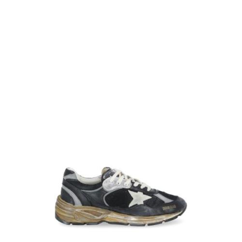 Golden Goose Svarta Lädersneakers med Stjärndetalj Black, Herr