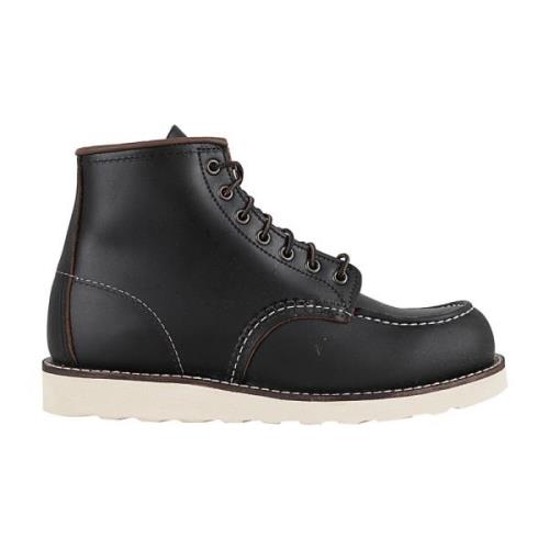 Red Wing Shoes Klassiska Moc Toe Arbetsstövlar Black, Herr