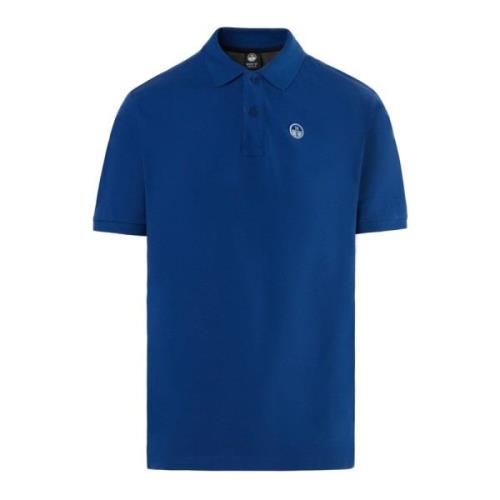 North Sails Polo Kort Ärm Blue, Herr