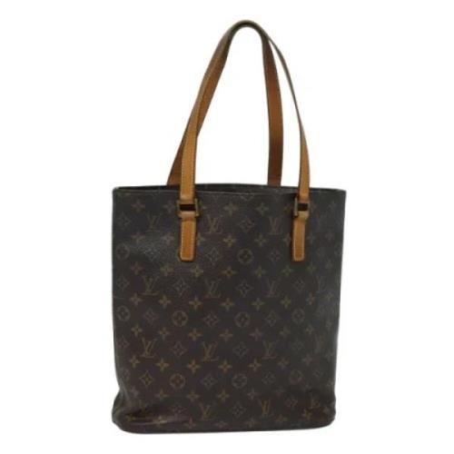 Louis Vuitton Vintage Pre-owned Canvas axelremsvskor Brown, Dam