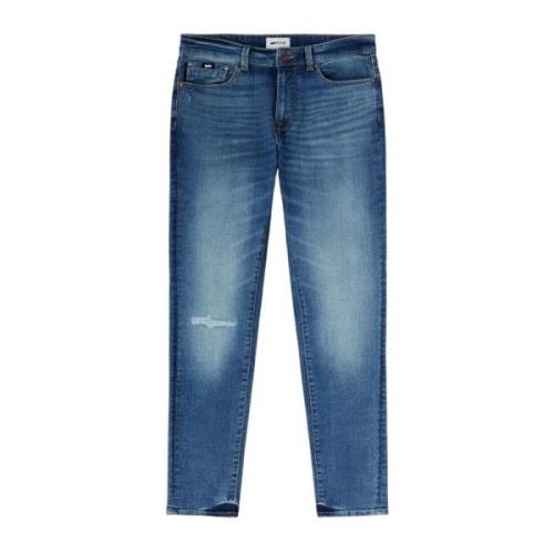 GAS Slim-fit Denim Byxor Blue, Herr