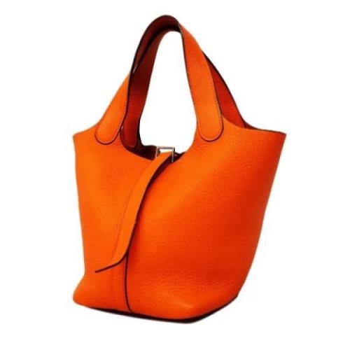 Hermès Vintage Pre-owned Laeder handvskor Orange, Dam