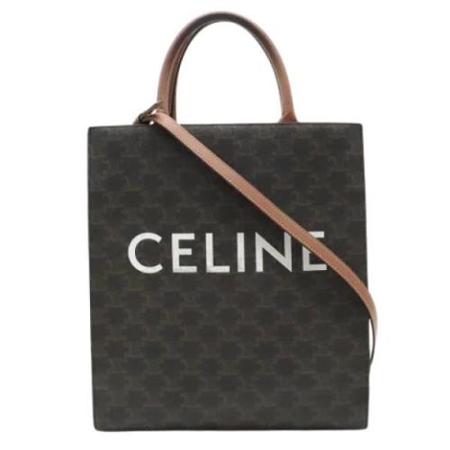 Celine Vintage Pre-owned Canvas celine-vskor Black, Dam