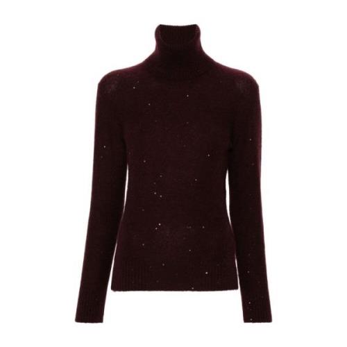 Fabiana Filippi Burgundy Jersey Tröja Red, Dam