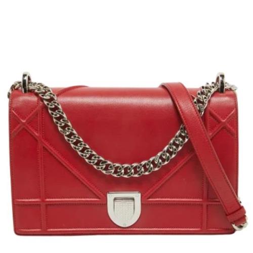 Dior Vintage Pre-owned Laeder dior-vskor Red, Dam