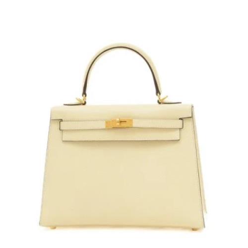 Hermès Vintage Pre-owned Laeder handvskor Beige, Dam