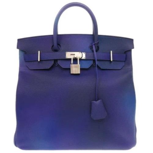 Hermès Vintage Pre-owned Laeder handvskor Blue, Herr