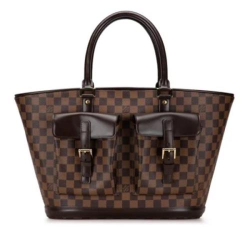 Louis Vuitton Vintage Pre-owned Canvas totevskor Brown, Dam