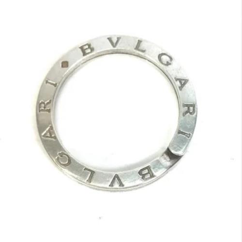 Bvlgari Vintage Pre-owned Metall nyckelhllare Gray, Unisex