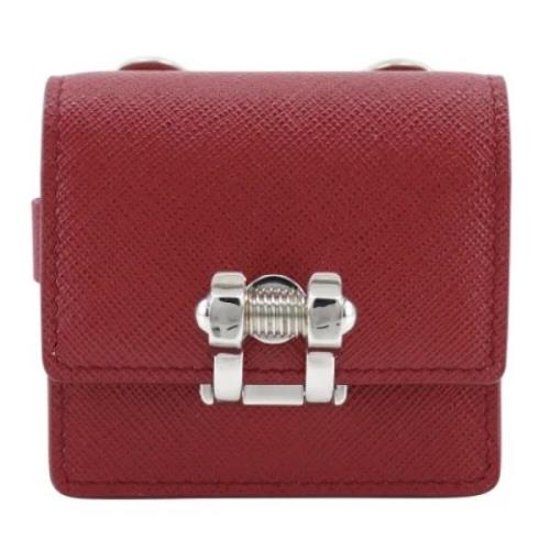 Prada Vintage Pre-owned Tyg prada-vskor Red, Dam