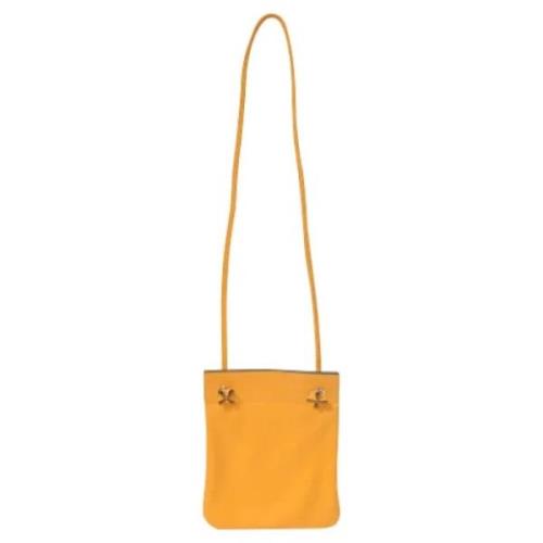 Hermès Vintage Pre-owned Laeder axelremsvskor Yellow, Dam