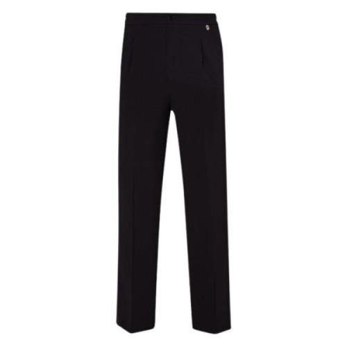 Liu Jo Svarta Chino Byxor med Elastisk Black, Dam