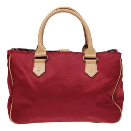 Burberry Vintage Pre-owned Tyg handvskor Red, Unisex