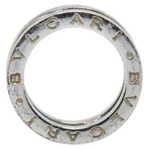 Bvlgari Vintage Pre-owned Silver ringar Gray, Dam