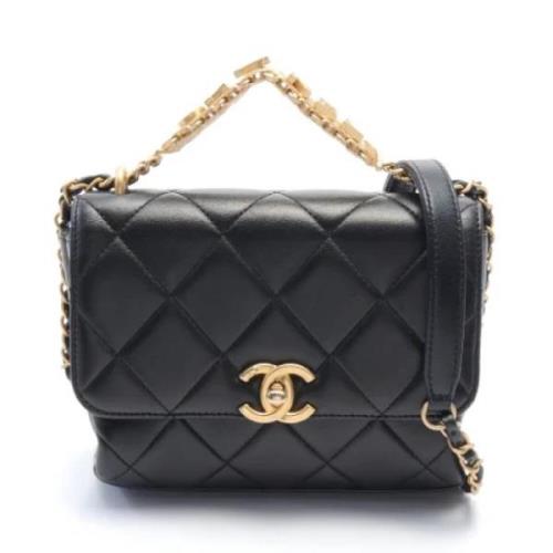 Chanel Vintage Pre-owned Laeder chanel-vskor Black, Dam