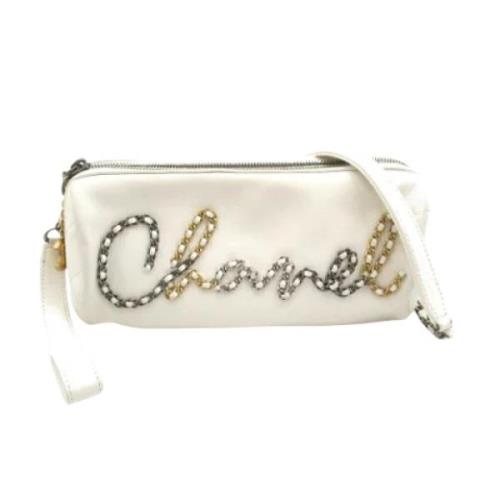 Chanel Vintage Pre-owned Laeder chanel-vskor White, Dam