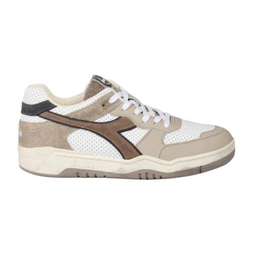 Diadora Vintage Torino Italia Läder Sneakers Beige, Herr