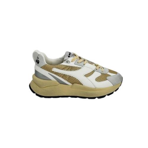 Diadora Guld Vit Mercury Elite Sneakers Multicolor, Dam