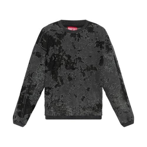 Diesel Svart Sweatshirt Aw24 Herrmode Black, Herr