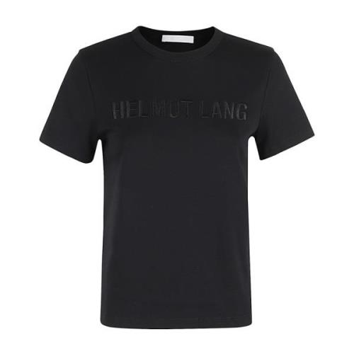 Helmut Lang Slim Logo T-shirt Black, Dam