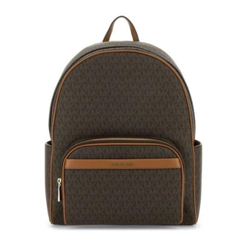 Michael Kors Stilren Printed Läder Bex Ryggsäck Brown, Dam