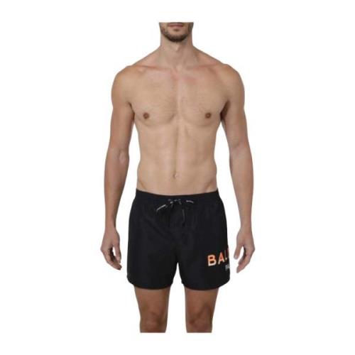 Balmain Svart Boxershorts Badbyxor Black, Herr